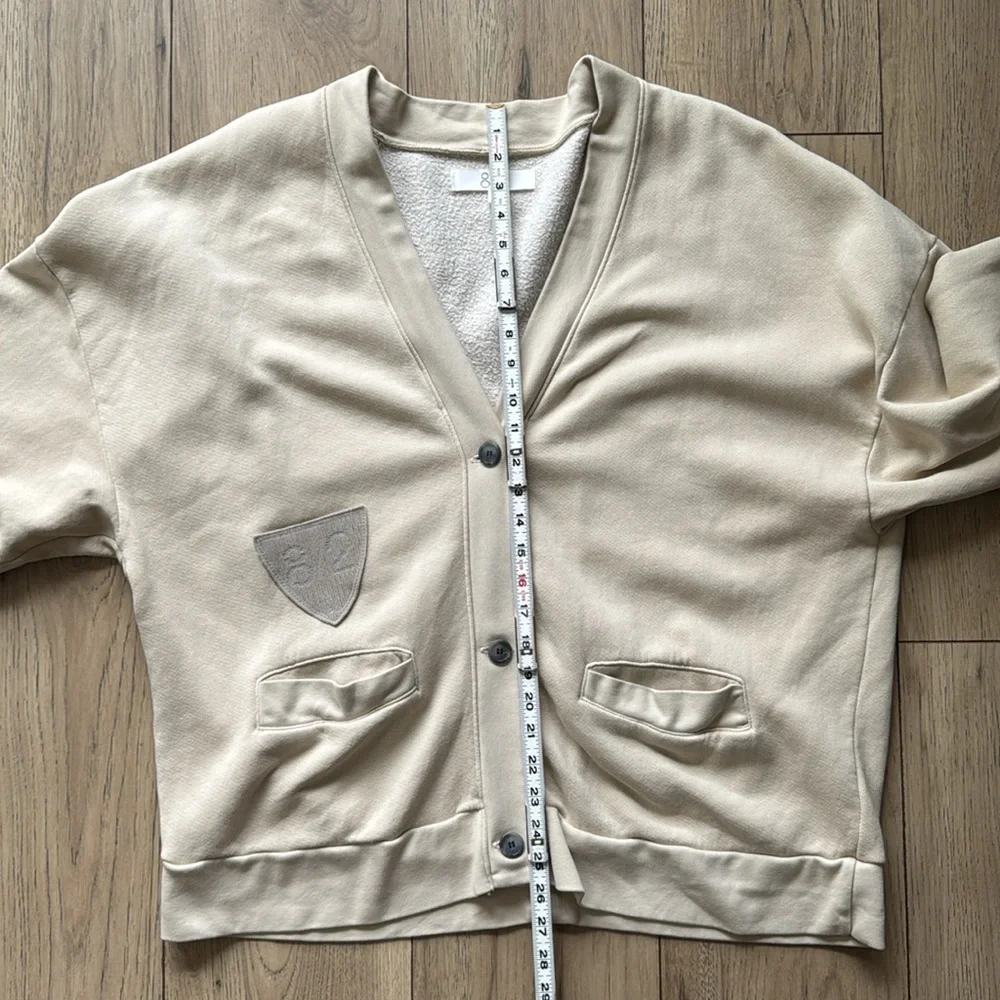 Hudson x Brandon Williams Cream Cardigan with Button Closure Men’s Medium
